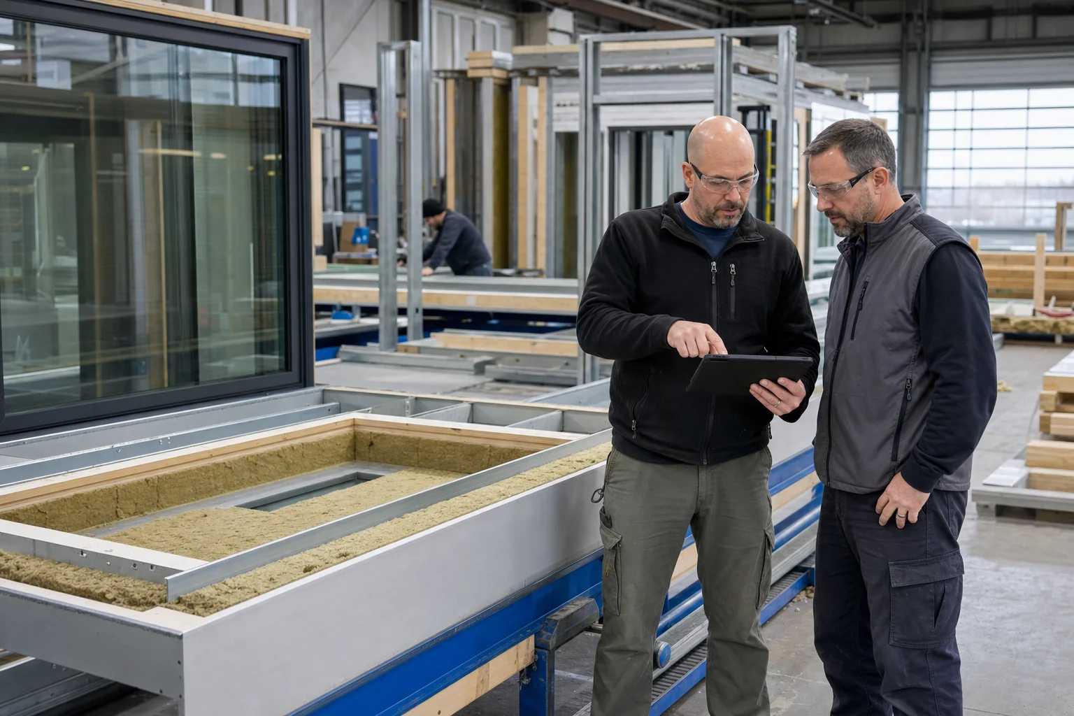 Fabrication de composantes destinées aux projets de construction