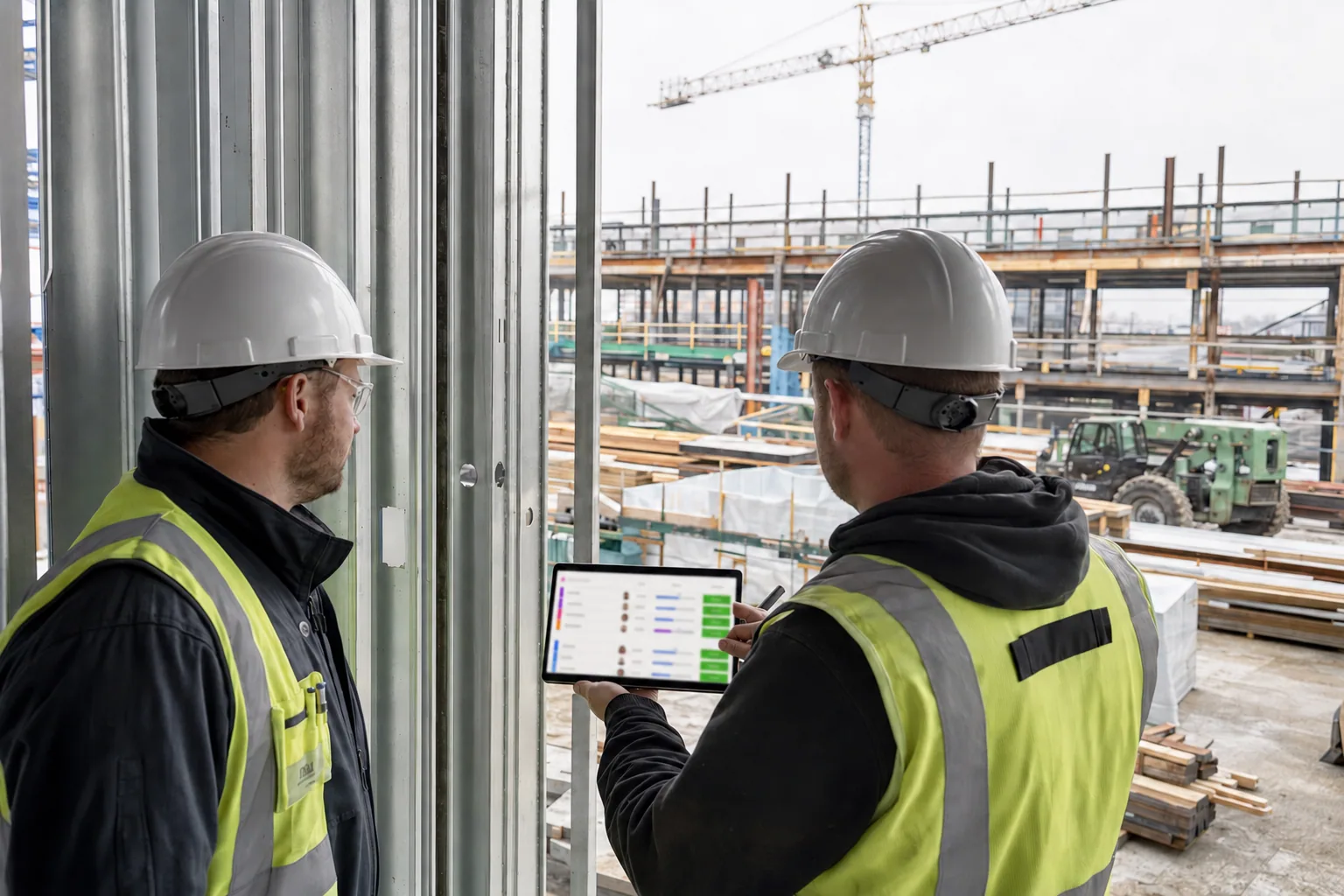 Coordination des opérations de construction